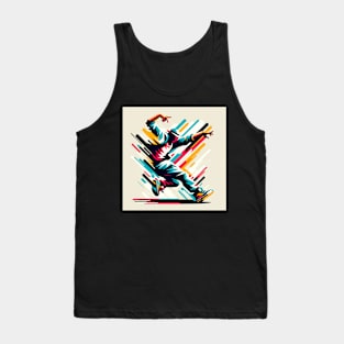 Abstract Agility: A Kaleidoscope of Dance Tank Top